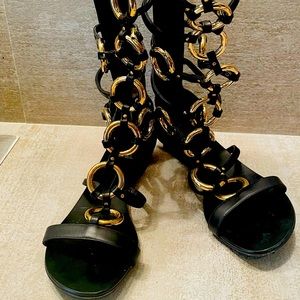 Leather Gladiator Sandals